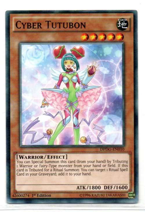 Yu-Gi-Oh! - Cyber Tutubon - 1st Ed/Common - Duelist Pack: Dimensional Guardians (DPDG-EN010)