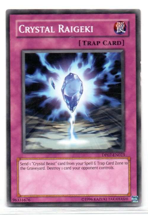 Yu-Gi-Oh! - Crystal Raigeki - Common - Duelist Pack: Jesse Anderson (DP07-EN023)