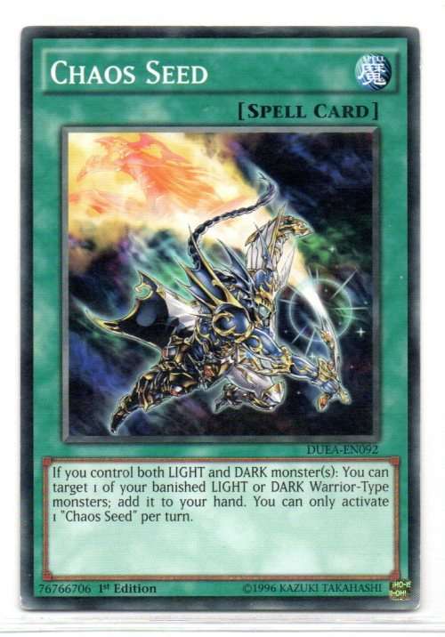 Yu-Gi-Oh! - Chaos Seed - 1st Ed/Common - Duelist Alliance (DUEA-EN092)