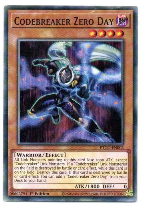 Yu-Gi-Oh! - Codebreaker Zero Day - 1st Ed/Common - Eternity Code (ETCO-EN002)