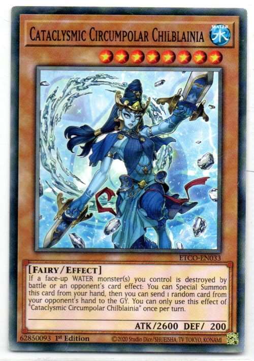 Yu-Gi-Oh! - Cataclysmic Circumpolar Chilblainia - 1st Ed/Common - Eternity Code (ETCO-EN033)