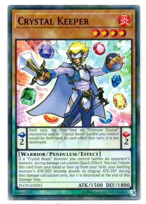Yu-Gi-Oh! - Crystal Keeper - Common - Flames of Destruction (FLOD-EN093)