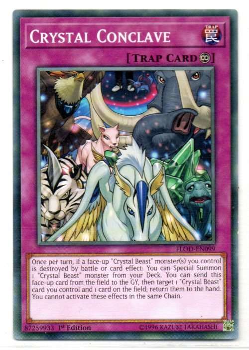 Yu-Gi-Oh! - Crystal Conclave - 1st Ed/Common - Flames of Destruction (FLOD-EN099)