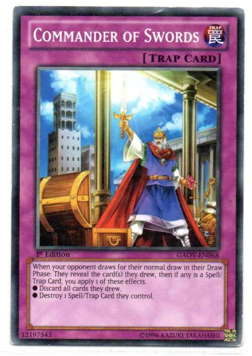 Yu-Gi-Oh! - Commander of Swords - 1st Ed/Common - Galactic Overlord (GAOV-EN068)