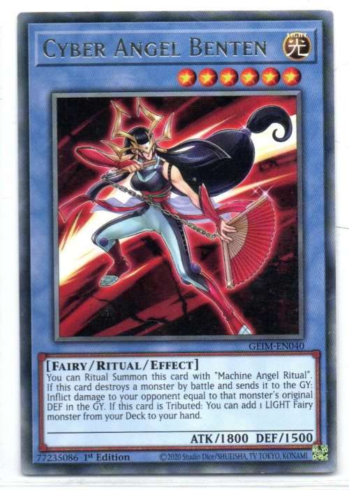 Yu-Gi-Oh! - Cyber Angel Benten - 1st Ed/Rare - Genesis Impact (GEIM-EN040)