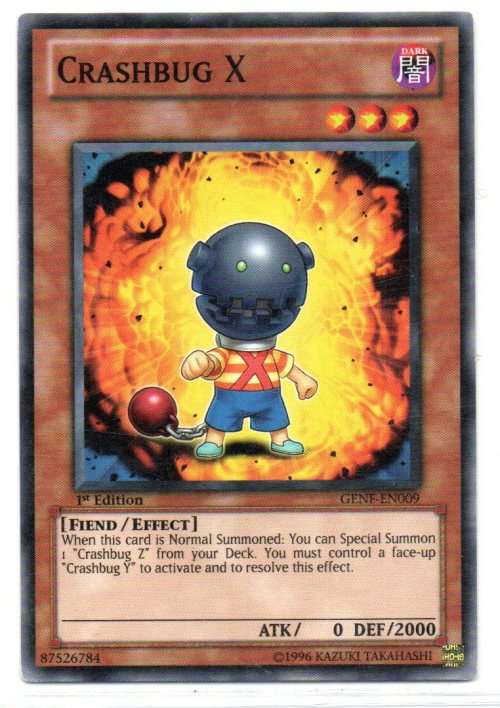 Yu-Gi-Oh! - Crashbug X - 1st Ed/Common - Generation Force (GENF-EN009)