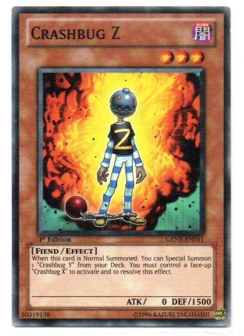 Yu-Gi-Oh! - Crashbug Z - 1st Ed/Common - Generation Force (GENF-EN011)
