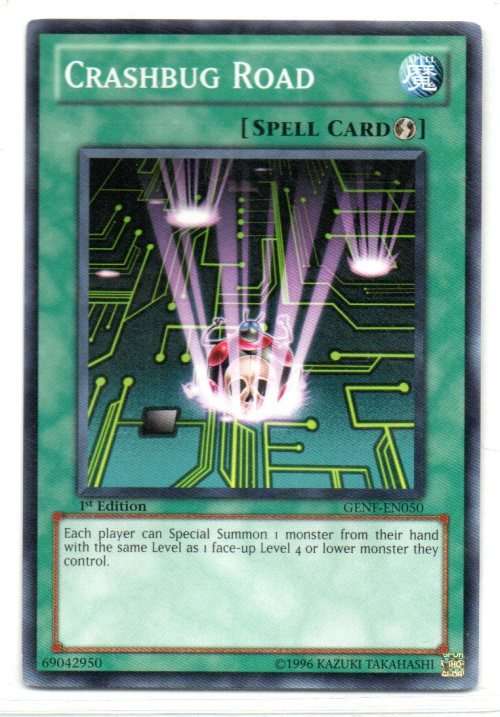 Yu-Gi-Oh! - Crashbug Road - 1st Ed/Common - Generation Force (GENF-EN050)