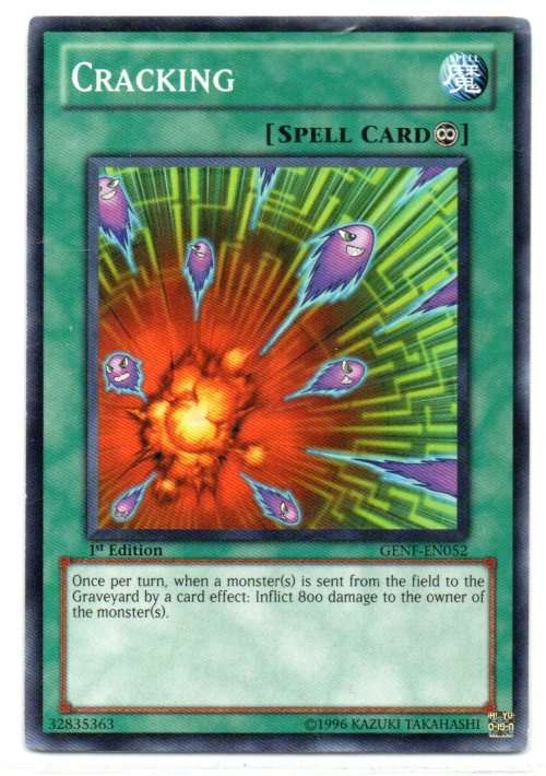Yu-Gi-Oh! - Cracking - 1st Ed/Common - Generation Force (GENF-EN052)