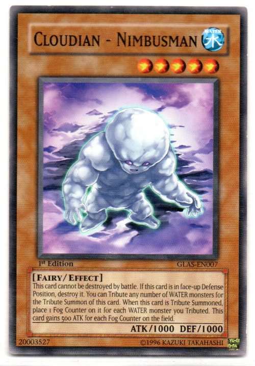 Yu-Gi-Oh! - Cloudian - Nimbusman - 1st Ed/Common - Gladiator`s Assault (GLAS-EN007)