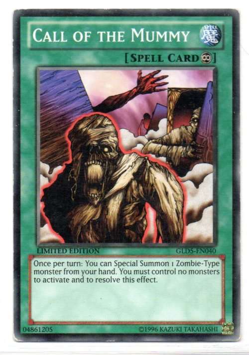 Yu-Gi-Oh! - Call of the Mummy - Limited Ed/Common - Gold Series: Haunted Mine (GLD5-EN040)