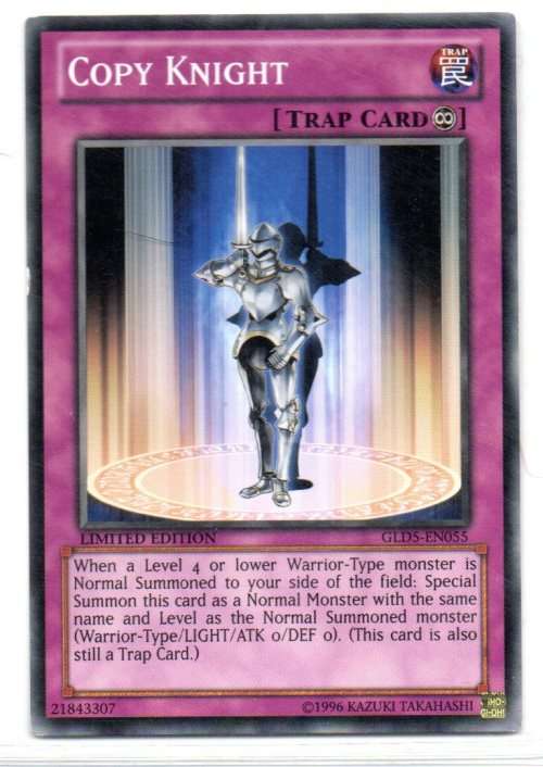 Yu-Gi-Oh! - Copy Knight - Limited Ed/Common - Gold Series: Haunted Mine (GLD5-EN055)