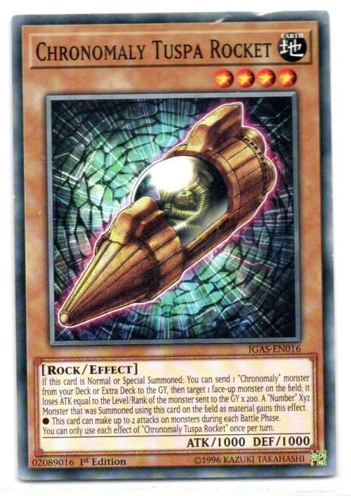 Yu-Gi-Oh! - Chronomaly Tuspa Rocket - 1st Ed/Common - Ignition Assault (IGAS-EN016)