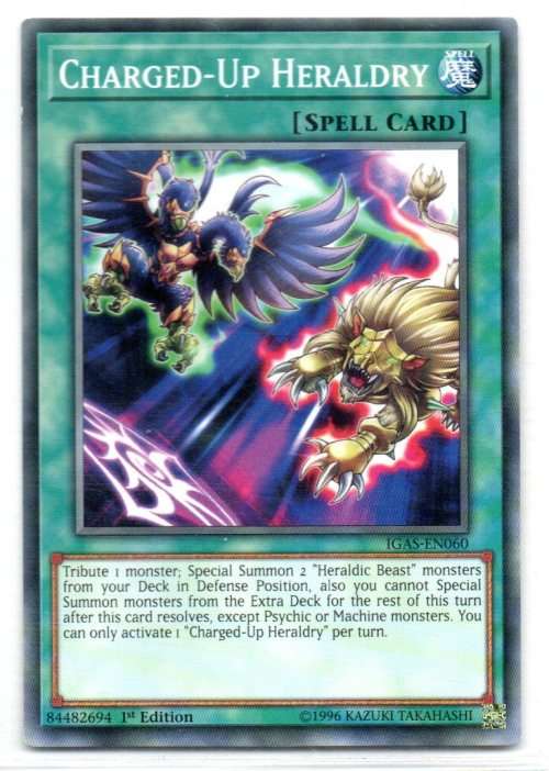 Yu-Gi-Oh! - Charged-Up Heraldry 1st Ed/Common - Ignition Assault (IGAS-EN060)