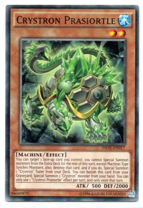 Yu-Gi-Oh! - Crystron Prasiortle - Common - Invasion: Vengeance (INOV-EN017)