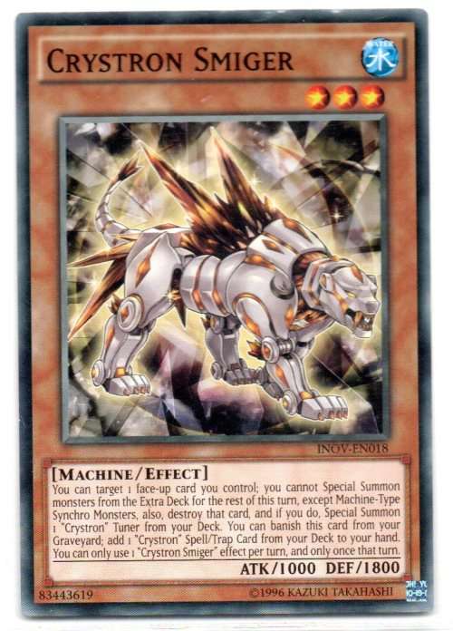 Yu-Gi-Oh! - Crystron Smiger - Common - Invasion: Vengeance (INOV-EN018)