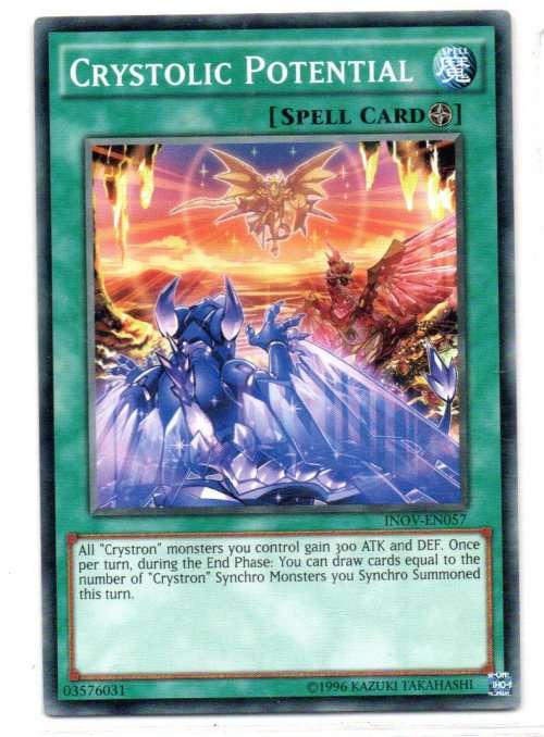 Yu-Gi-Oh! - Crystolic Potential - Common - Invasion: Vengeance (INOV-EN057)