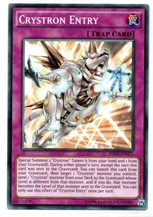 Yu-Gi-Oh! - Crystron Entry - Common - Invasion: Vengeance (INOV-EN071)