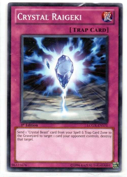 Yu-Gi-Oh! - Crystal Raigeki - 1st Ed/Common - Legendary Collection 2: The Duel of Academy Years Mega