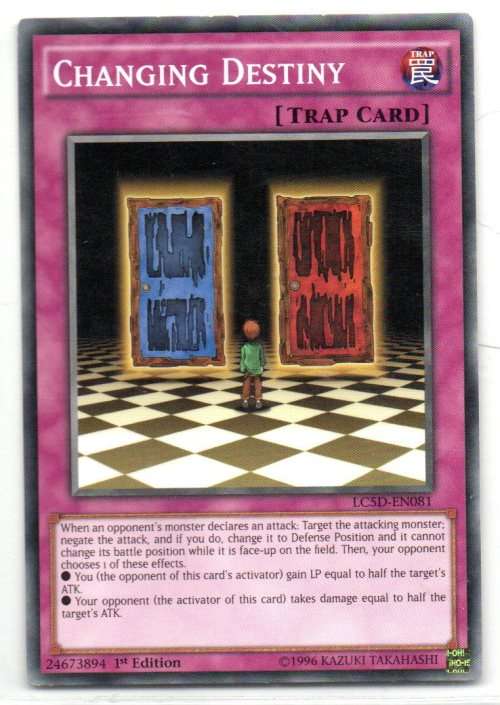 Yu-Gi-Oh! - Changing Destiny - 1st Ed/Common - Legendary Collection 5D`s Mega Pack (LC5D-EN081)