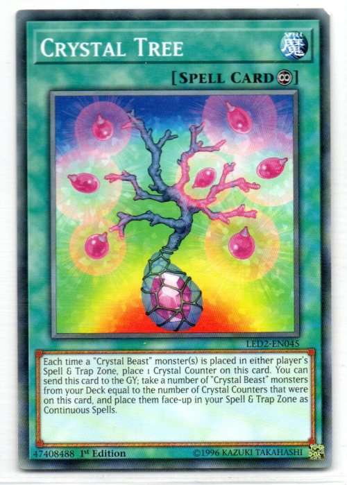 Yu-Gi-Oh! - Crystal Tree - 1st Ed/Common - Legendary Duelists: Ancient Millennium (LED2-EN045)