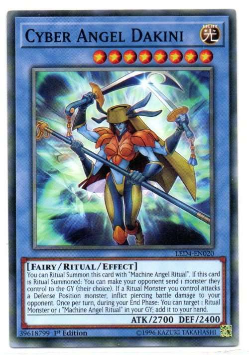 Yu-Gi-Oh! - Cyber Angel Dakini - 1st Ed/Common - Legendary Duelists: Sisters of the Rose (LED-EN020)