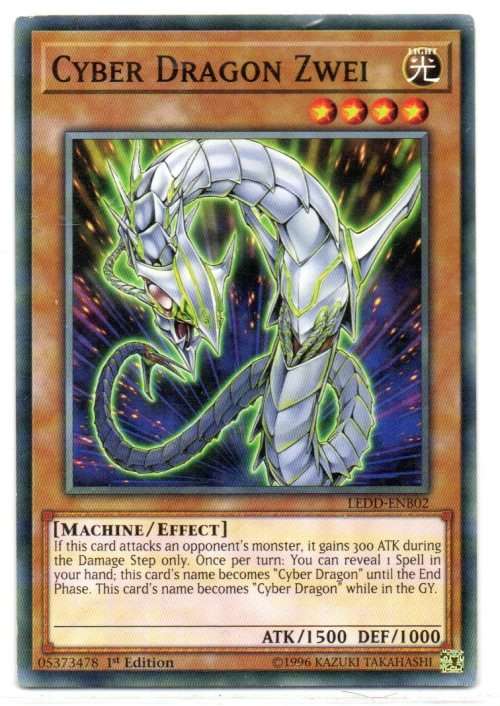 Yu-Gi-Oh! - Cyber Dragon Zwei - 1st Ed/Common - Legendary Dragon Decks (LEDD-ENB02)