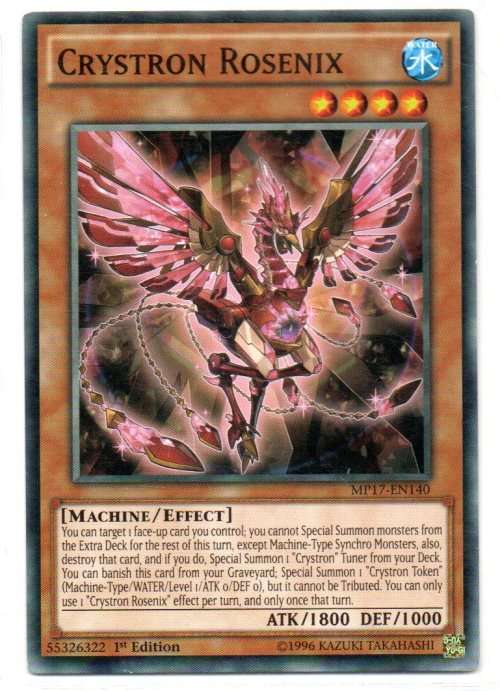 Yu-Gi-Oh! - Cystron Rosenix- 1st Ed/Common - 2017 Mega-Tin Mega Pack (MP17-EN140)