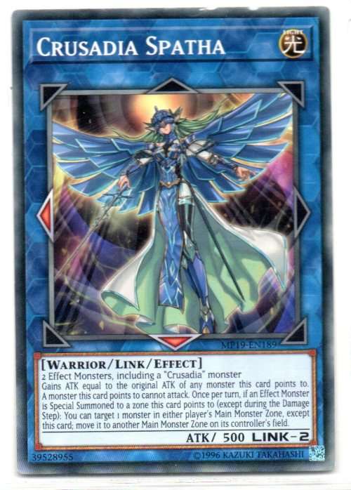 Yu-Gi-Oh! - Crusadia Spatha - Common - 2019 Gold Sarcophagus Tin Mega Pack (MP19-EN189)