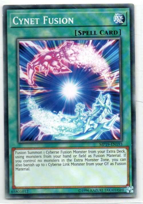Yu-Gi-Oh! - Cynet Fusion - Common - 2019 Gold Sarcophagus Tin Mega Pack (MP19-EN193)