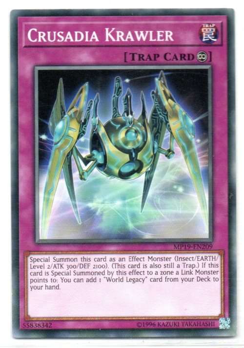Yu-Gi-Oh! - Crusadia Krawler - Common - 2019 Gold Sarcophagus Tin Mega Pack (MP19-EN209)