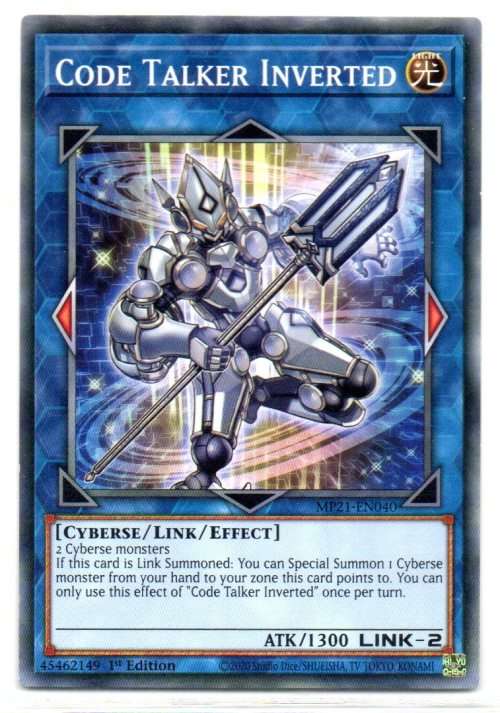 Yu-Gi-Oh! - Code Talker Inverted - 1st Ed/Common - Tin of Ancient Battles (MP21-EN040)