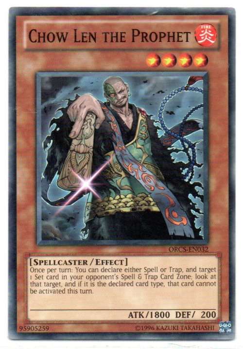Yu-Gi-Oh! - Chow Len The Prophet - Common - Order of Chaos (ORCS-EN032)