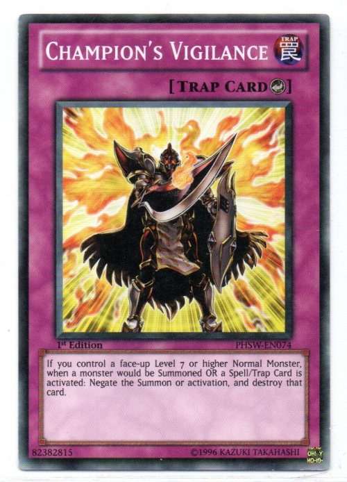 Yu-Gi-Oh! - Champion`s Vigilance - 1st Ed/Common - Photon Shockwave (PHSW-EN074)