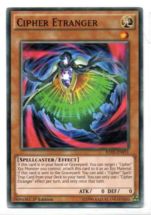 Yu-Gi-Oh! - Cipher Etranger - 1st Ed/Common - Raging Tempest (RATE-EN011)