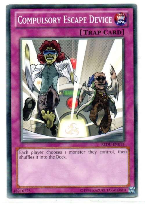 Yu-Gi-Oh! - Compulsory Escape Device - Common - Return of the Duelist (REDU-EN074)