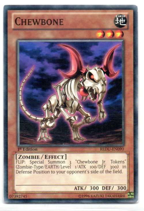 Yu-Gi-Oh! - Chewbone - 1st Ed/Common - Return of the Duelist (REDU-EN090)