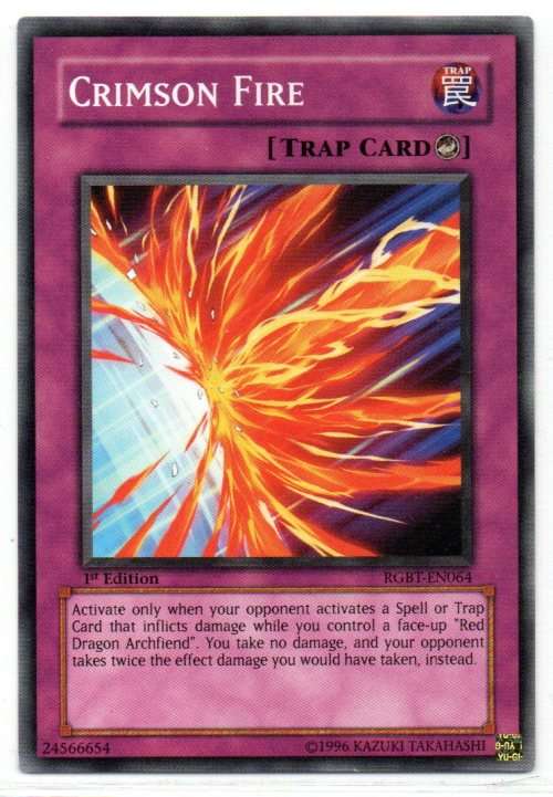 Yu-Gi-Oh! - Crimson Fire - 1st Ed/Common - Raging Battle (RGBT-EN064)