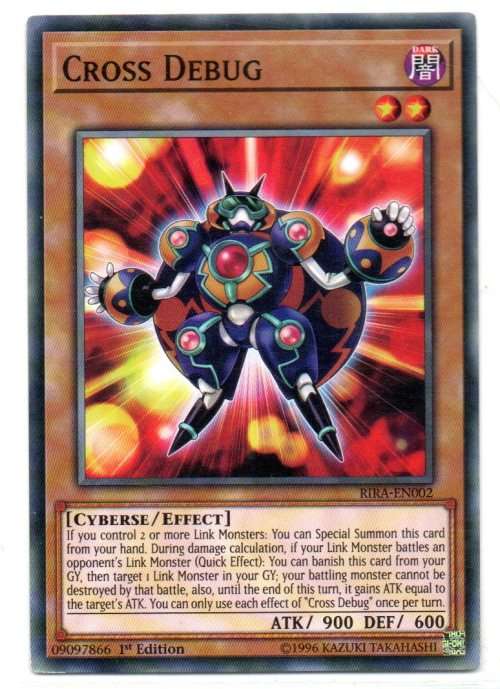 Yu-Gi-Oh! - Cross Debug - 1st Ed/Common - Rising Rampage (RIRA-EN002)