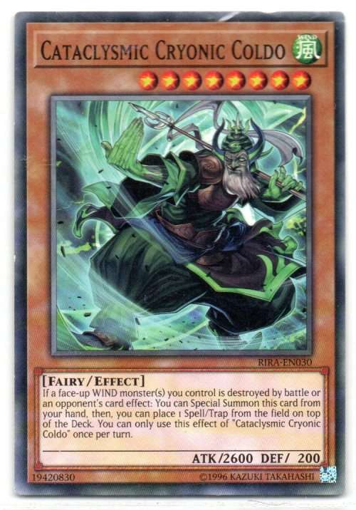 Yu-Gi-Oh! - Cataclysmic Cryonic Coldo - Common - Rising Rampage (RIRA-EN030)