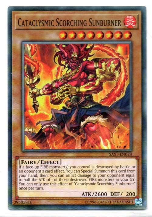 Yu-Gi-Oh! - Cataclysmic Scorching Sunburner - Common - Savage Strike (SAST-EN028)