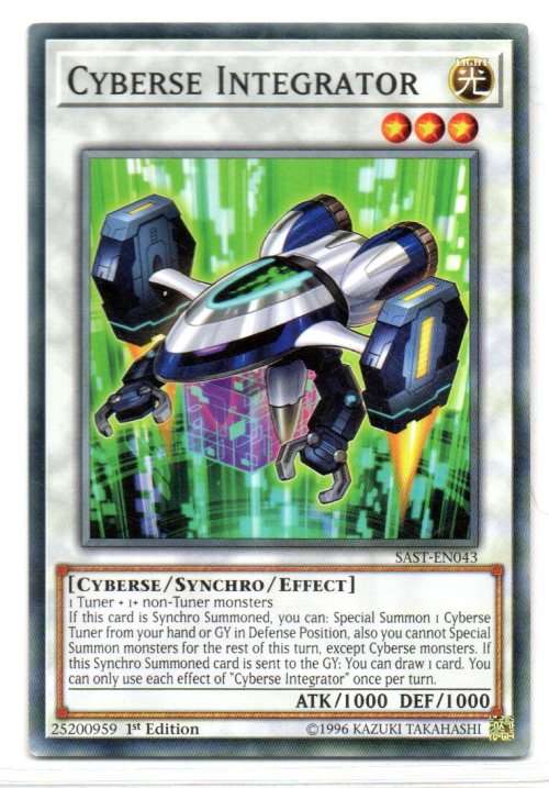 Yu-Gi-Oh! - Cyberse Integrator - 1st Ed/Common - Savage Strike (SAST-EN043)