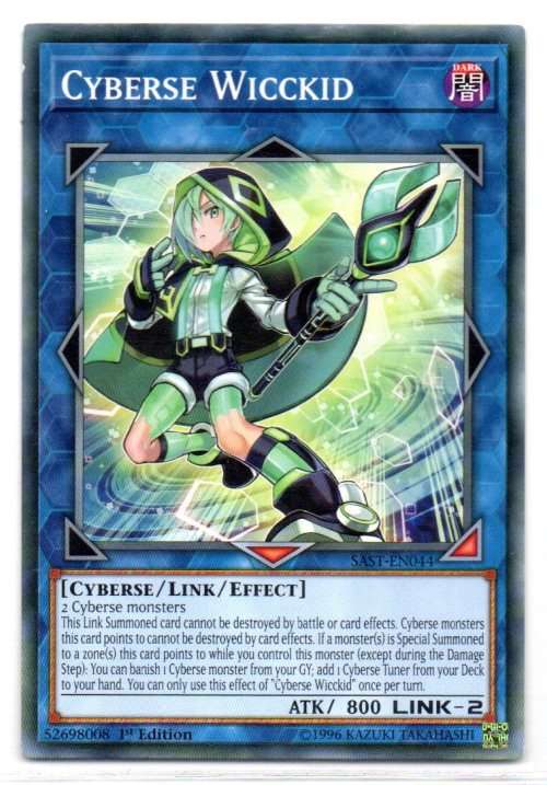 Yu-Gi-Oh! - Cyberse Wicckid - 1st Ed/Common - Savage Strike (SAST-EN044)