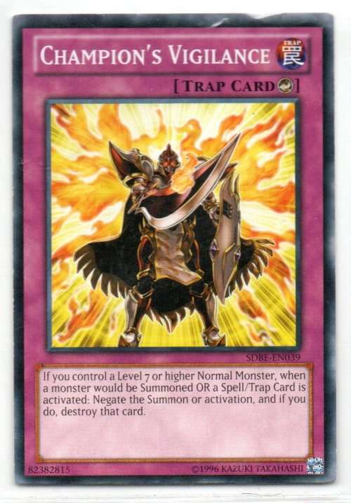 Yu-Gi-Oh! - Champion`s Vigilance - Common - Saga of Blue-Eyes White Dragon Structure Deck (SD