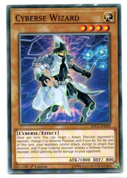 Yu-Gi-Oh! - Cyberse Wizard - 1st Ed/Common - Structure Deck: Cyberse Link (SDCL-EN009)