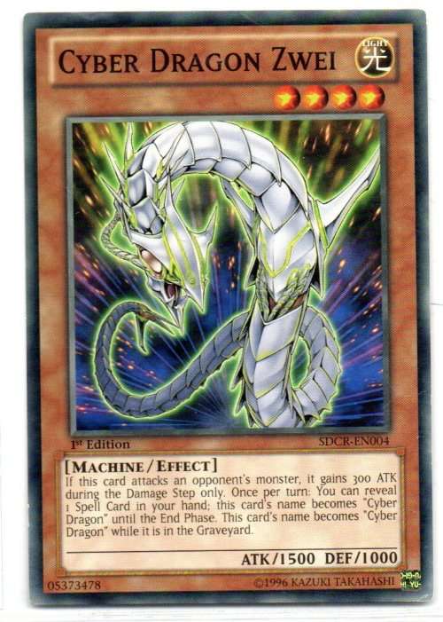 Yu-Gi-Oh! - Cyber Dragon Zwei - 1st Ed/Common - Cyber Dragon Revolution Structure Deck (SDCR-EN004)