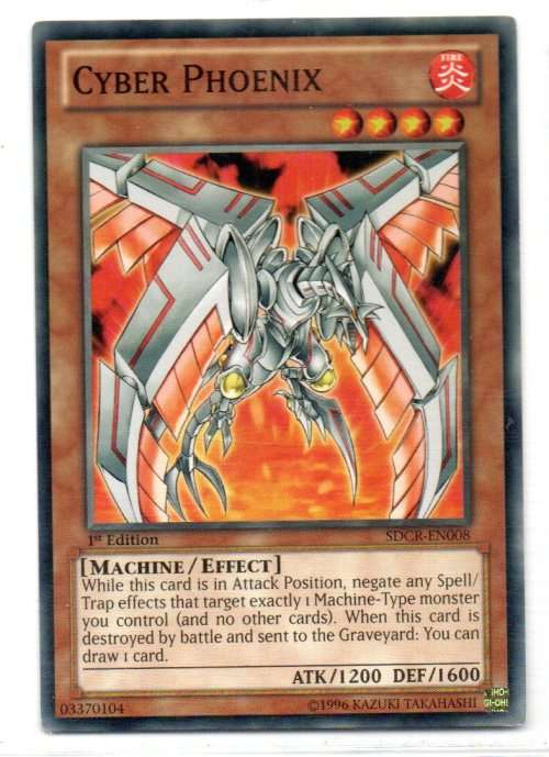 Yu-Gi-Oh! - Cyber Phoenix - 1st Ed/Common - Cyber Dragon Revolution Structure Deck (SDCR-EN008)