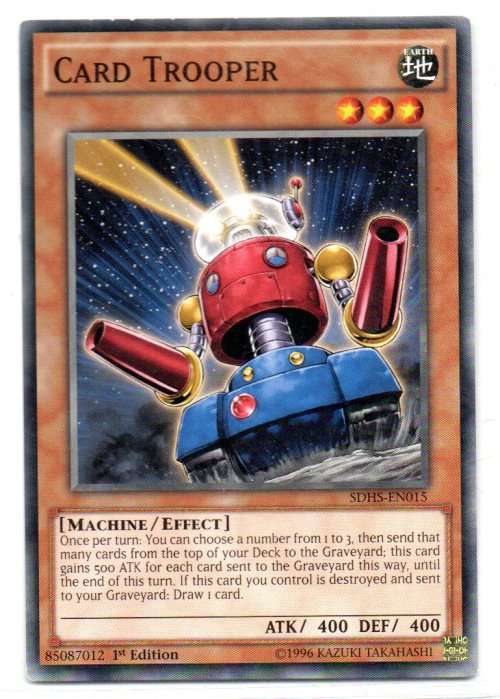 Yu-Gi-Oh! - Card Trooper - 1st Ed/Common - HERO Strike Structure Deck (SDHS-EN015)