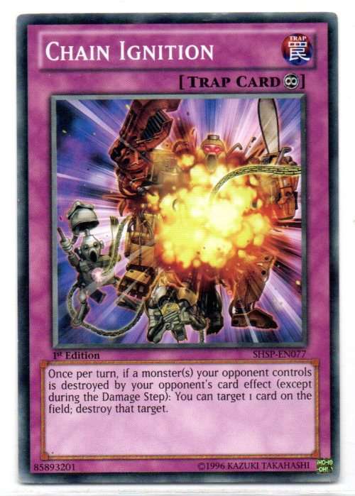 Yu-Gi-Oh! - Chain Ignition - 1st Ed/Common - Shadow Specters (SHSP-EN077)