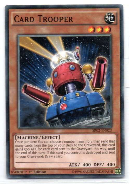 Yu-Gi-Oh! - Card Trooper - 1st Ed/Common - Rise of the Dragons Structure Deck (SR02-EN023)